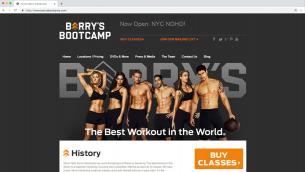Barry's Bootcamp Website