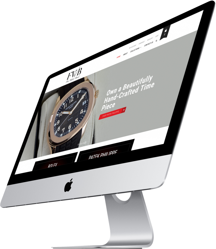 Fine Watch Bank Website Design