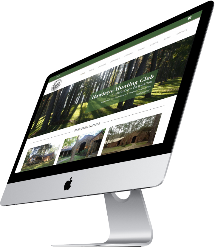 Hawkeye Hunting Club Website Design