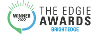 BrightEdge Edgie Award Winner 2022